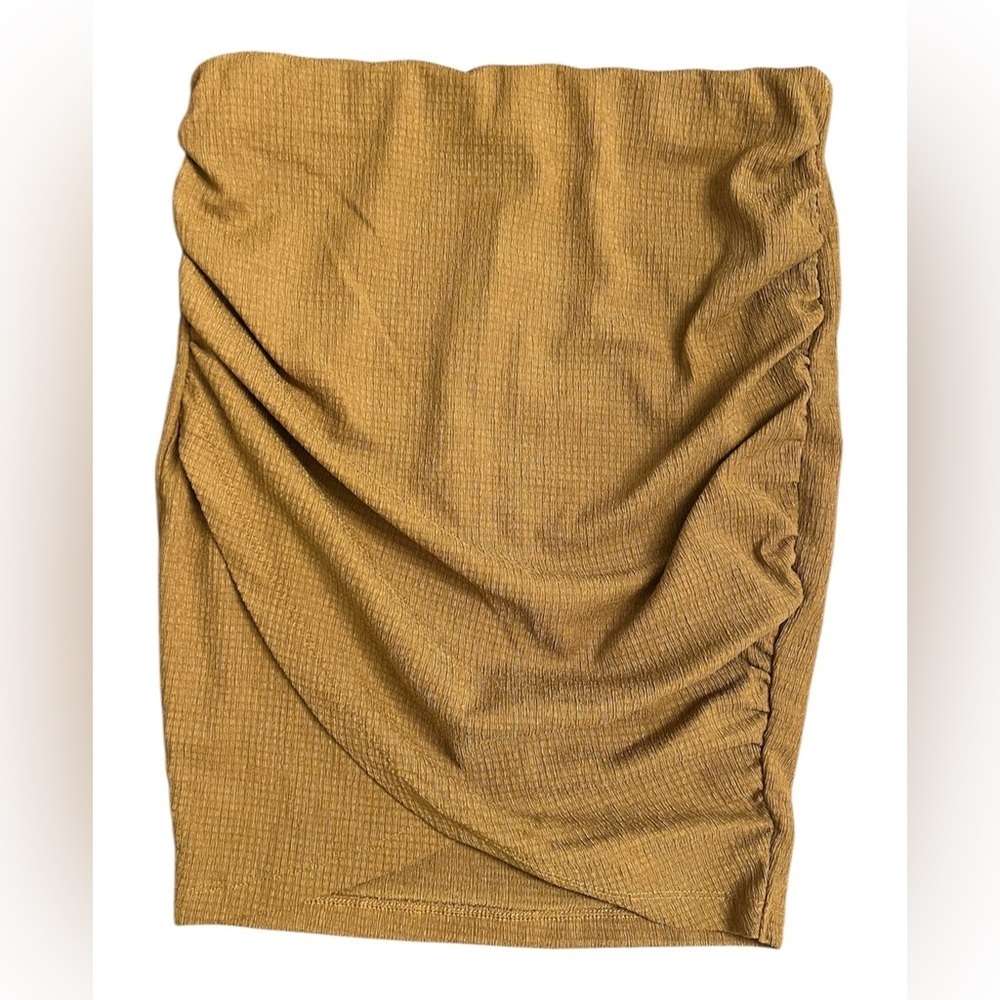 Free People Ruched Mini Skirt - XS